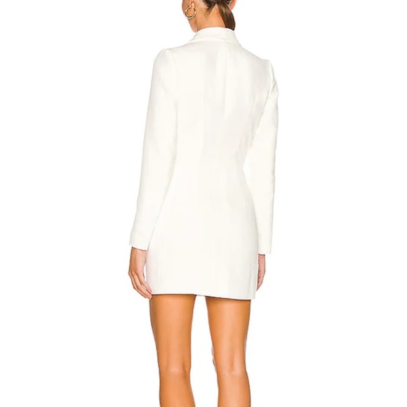 New Alexia Admor Madeline Blazer Dress in White - Picture 6 of 11